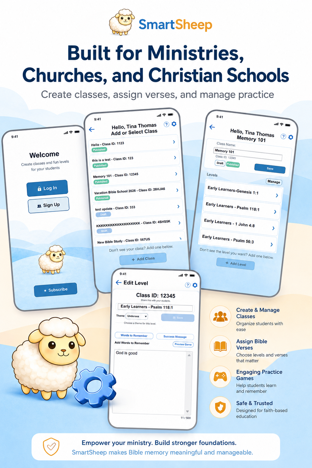 SmartSheep Creator app marketing screenshot